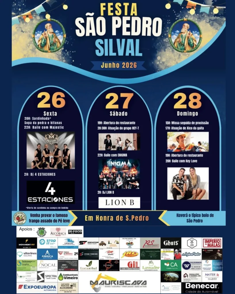 Festas de Silval (São Pedro) 2026