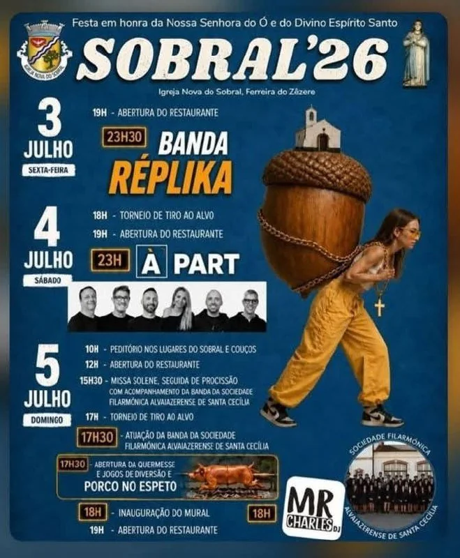 Festas de Sobral, Ferreira do Zêzere 2026