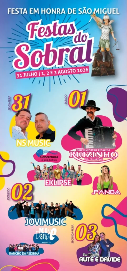 Festas do Sobral, Soure (São Miguel) 2026
