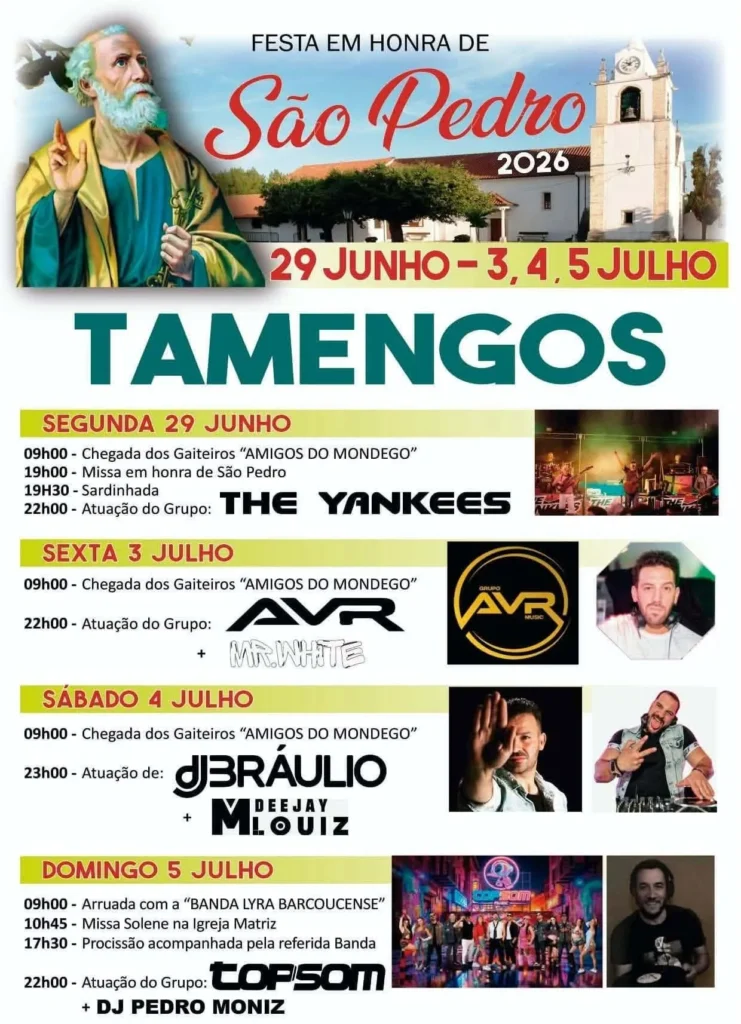 Festas de Tamengos (São Pedro) 2026