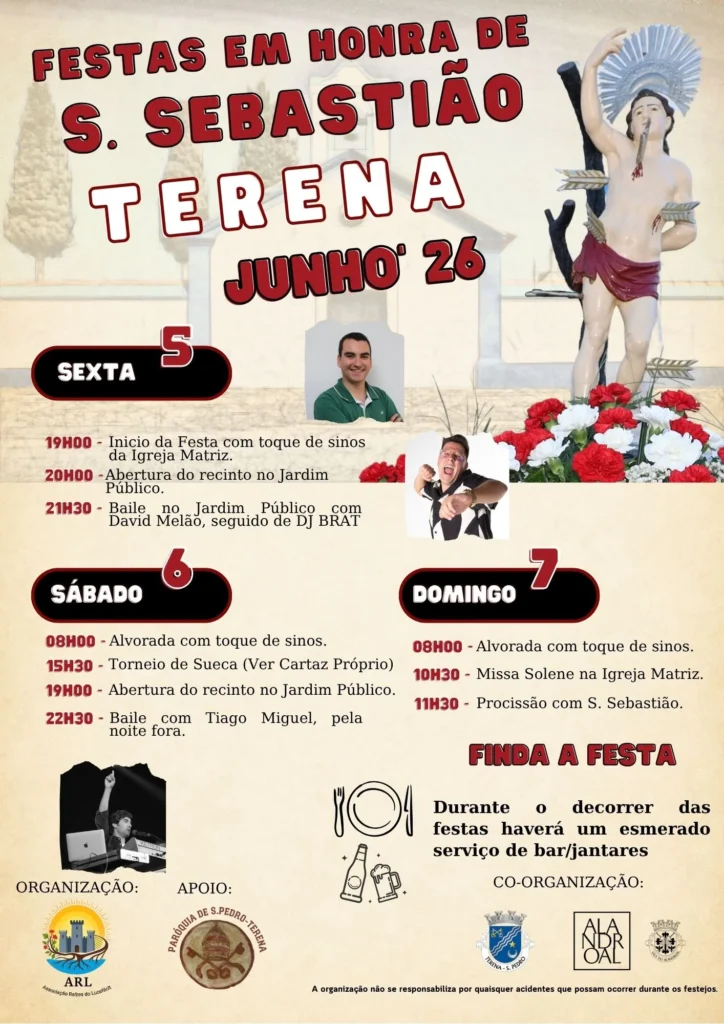Festas de Terena, Alandroal (São Sebastião) 2026
