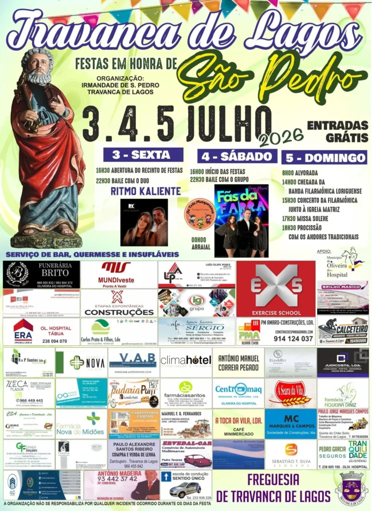 Festas de Travanca de Lagos (São Pedro) 2026
