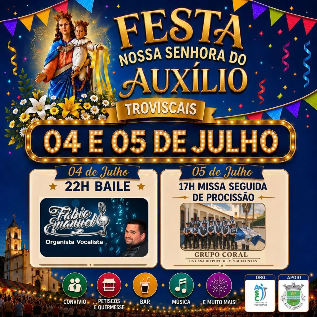 Festas de Troviscais (Senhora do Auxílio) 2026