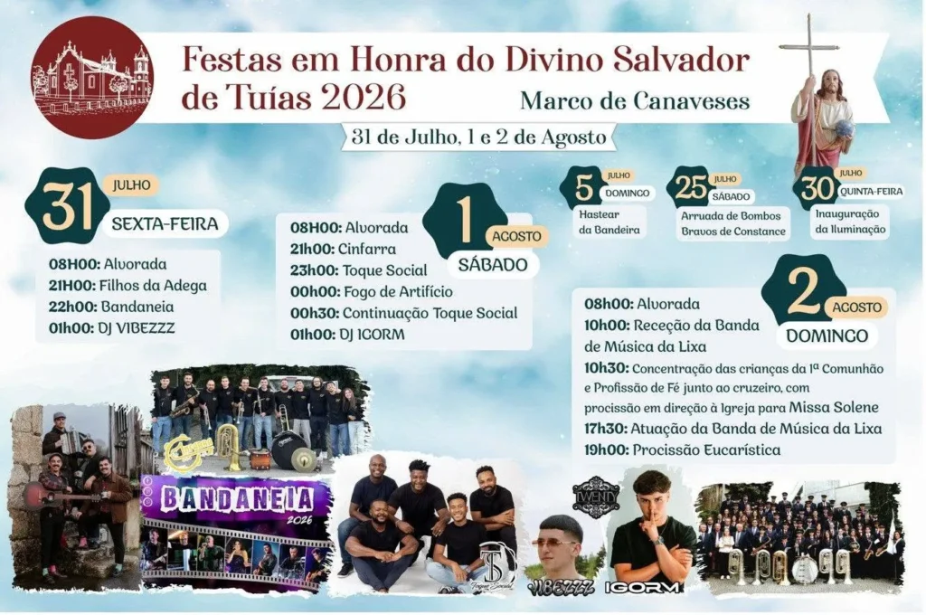 Festas de Tuías (Divino Salvador) 2026