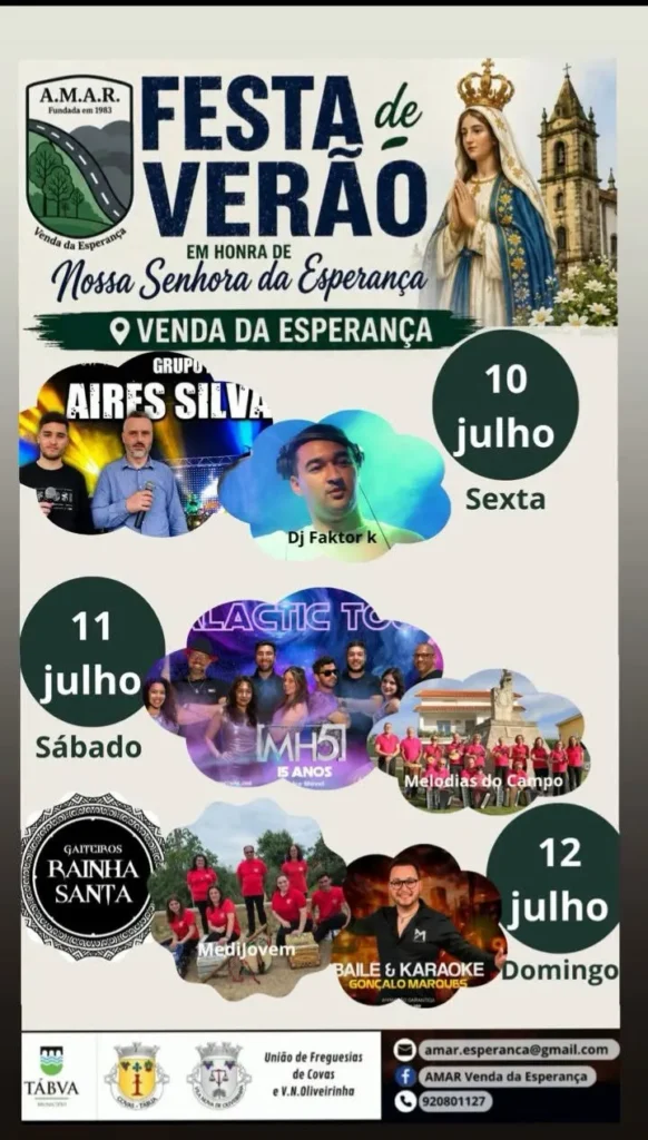 Festas da Venda da Esperança 2026