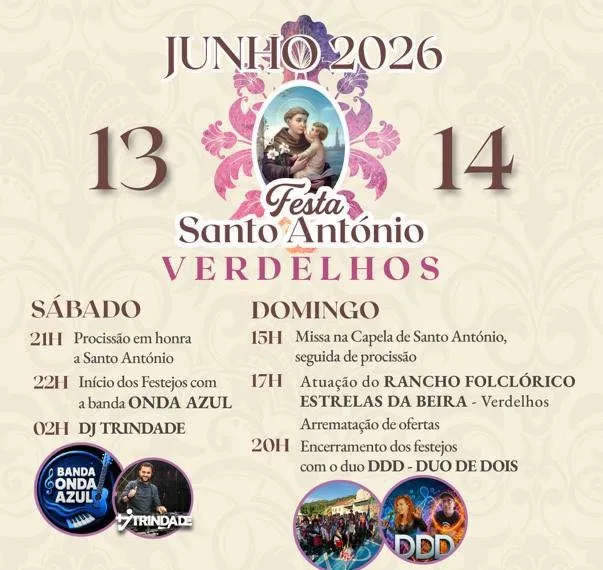 Festas de Verdelhos (Santo António) 2026