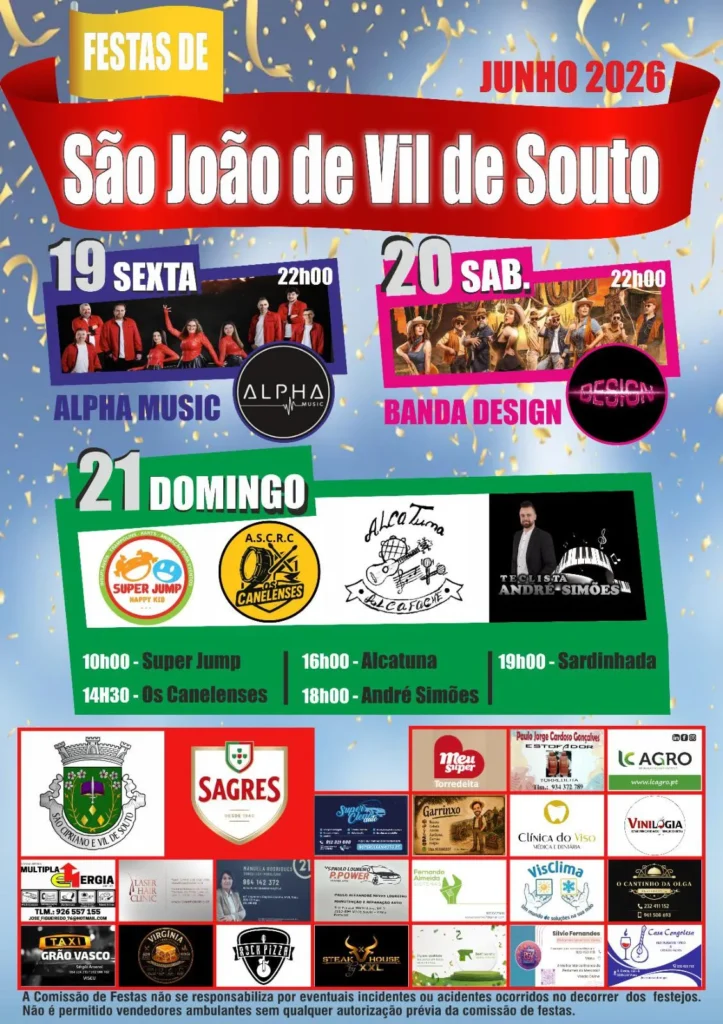 Festas de Vil de Souto (São João) 2026