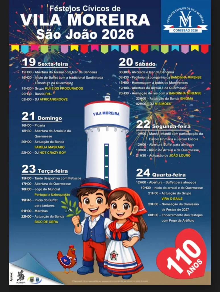 Festas de Vila Moreira (São João) 2026