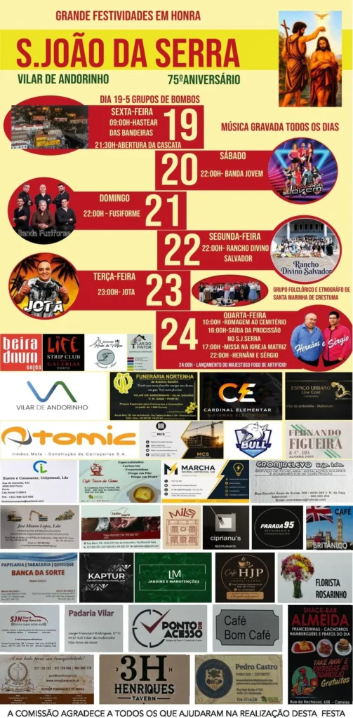 Festas de Vilar de Andorinho (São João) 2026