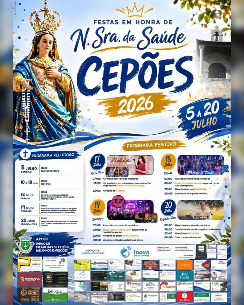 Festas de Cepões (Senhora da Saúde) 2026