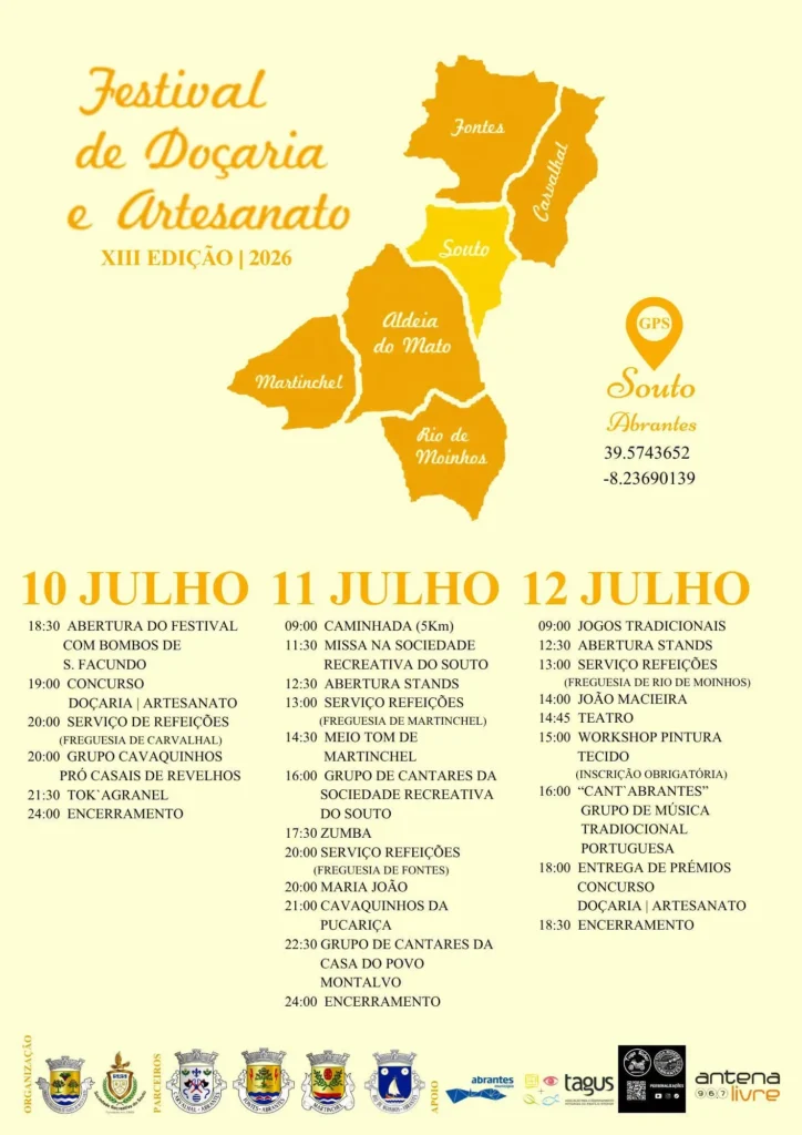 Festas de Souto, Abrantes (Doçaria) 2026