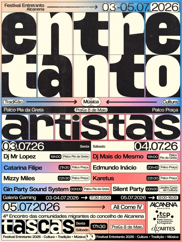 Festival Entretanto 2026 em Alcanena