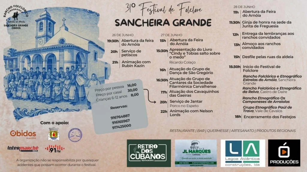Festas de Sancheira Grande (Folclore) 2026