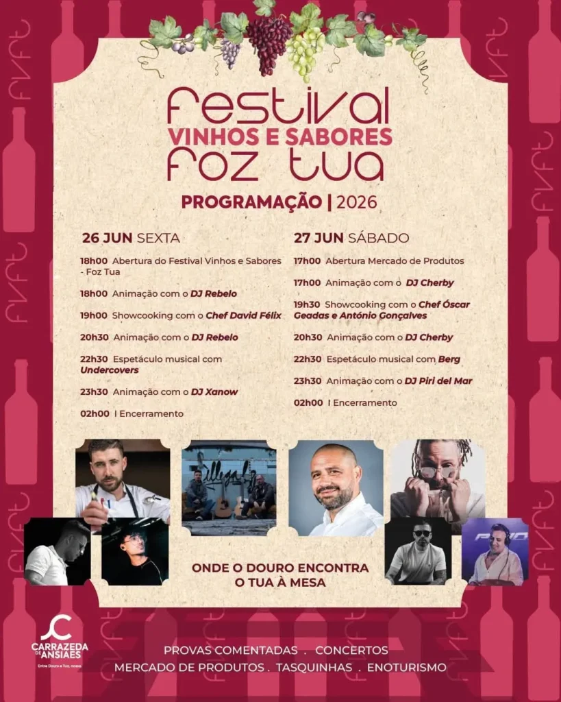 Festas de Carrazeda de Ansiães (Festival Foz Tua) 2026