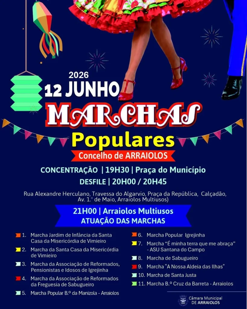 Marchas Populares de Arraiolos 2026