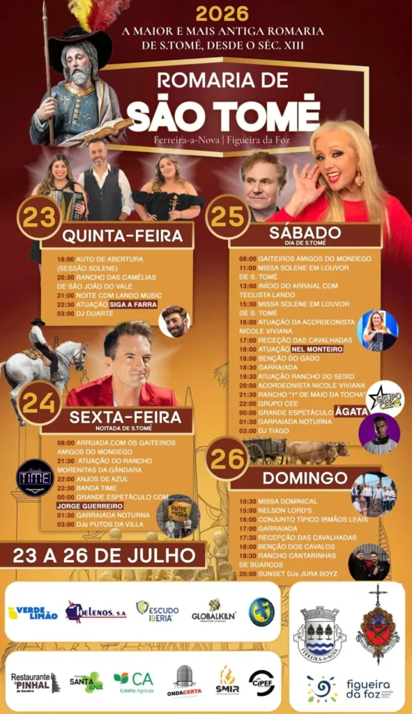 Festas de Ferreira-a-Nova (São Tomé) 2026