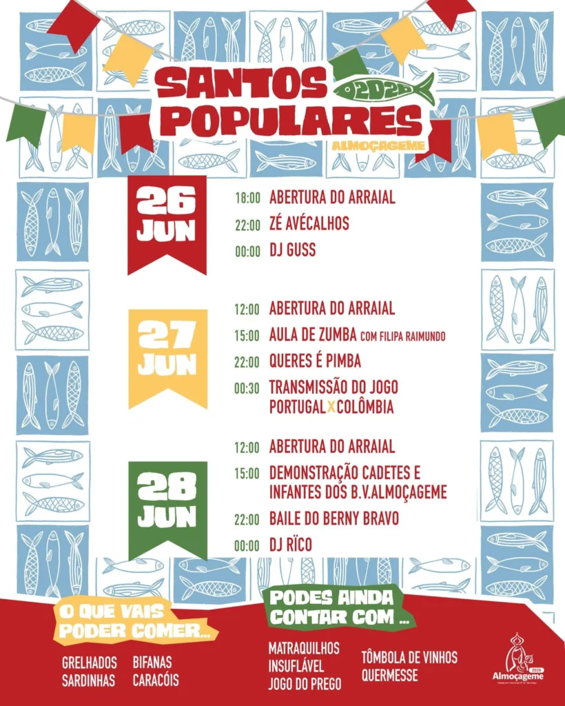 Festas de Almoçageme (Santos Populares) 2026