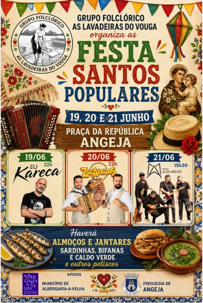 Santos Populares de Angeja 2026