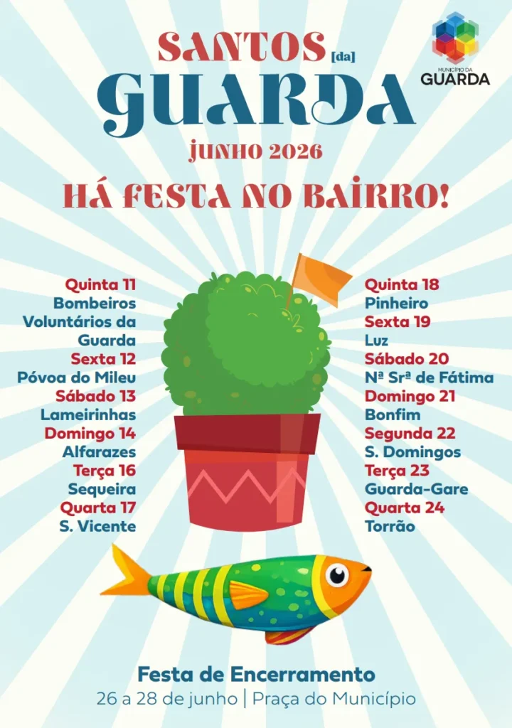 Santos Populares da Guarda 2026