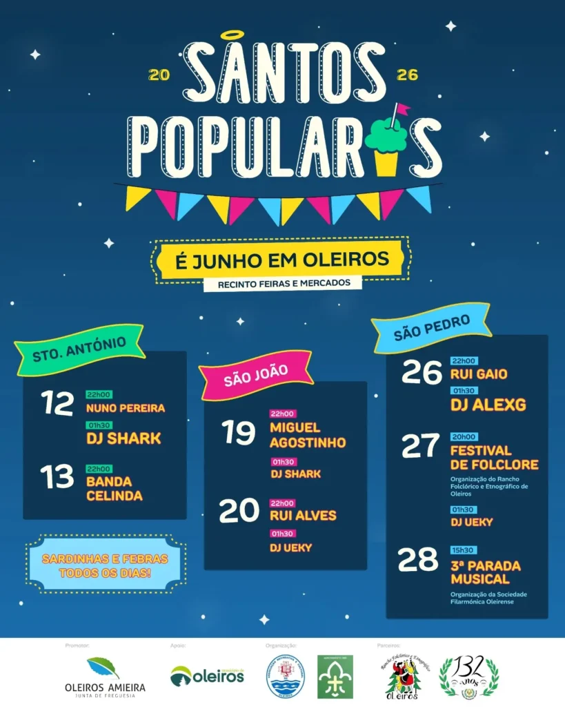 Santos Populares de Oleiros 2026