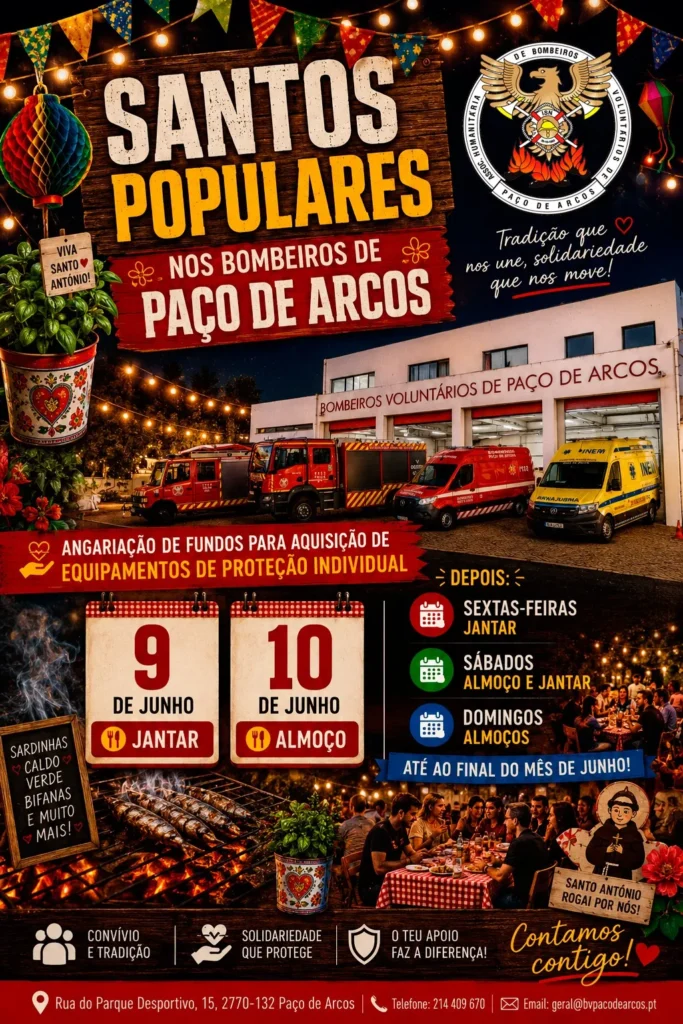Santos Populares de Paço de Arcos 2026