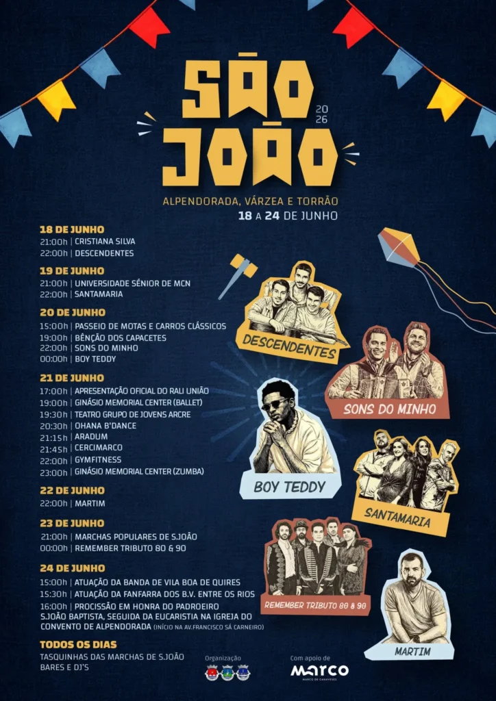 Festas de Alpendorada (São João) 2026