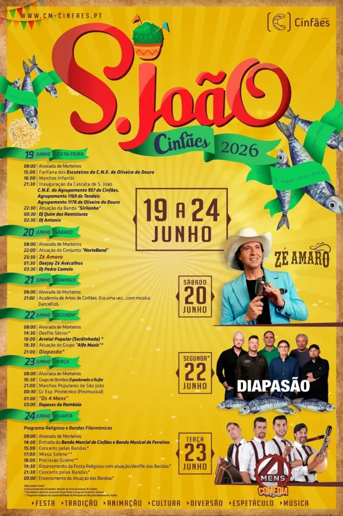 Festas de Cinfães (São João) 2026