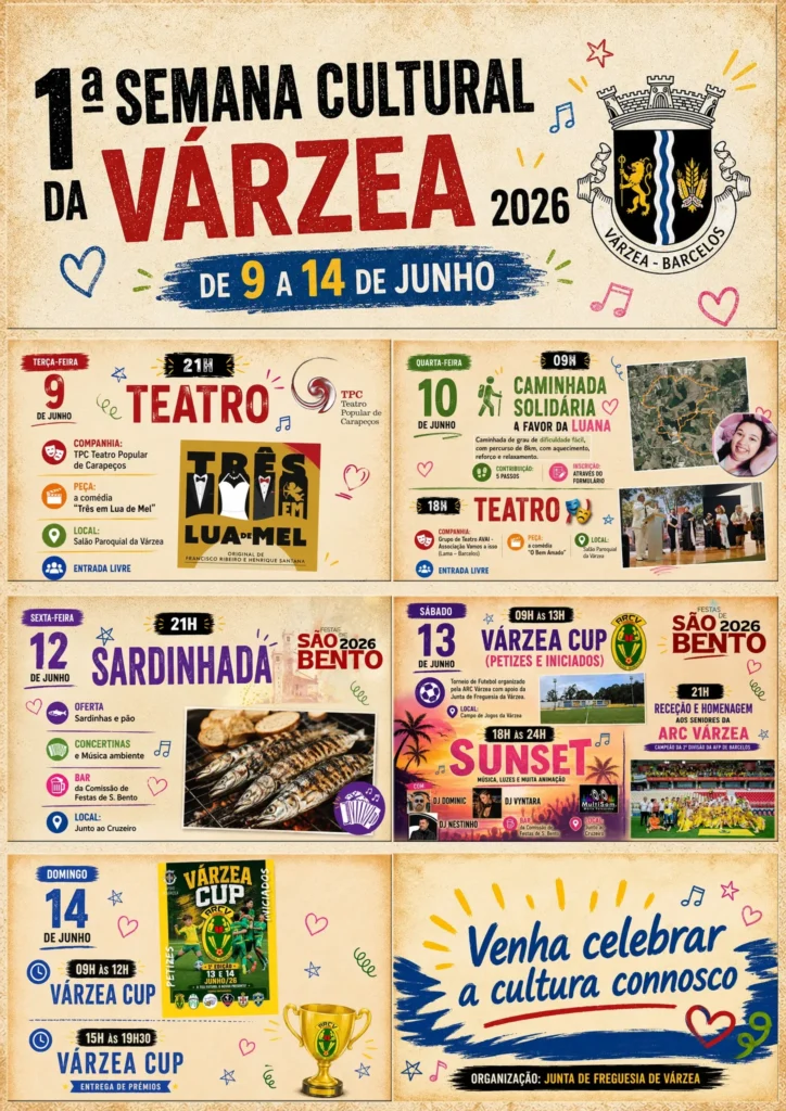 Semana Cultural de Várzea, Barcelos 2026