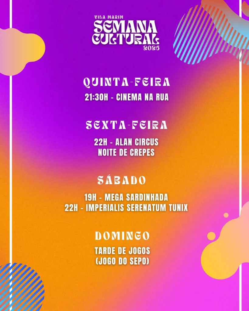 Semana Cultural de Vila Marim 2026
