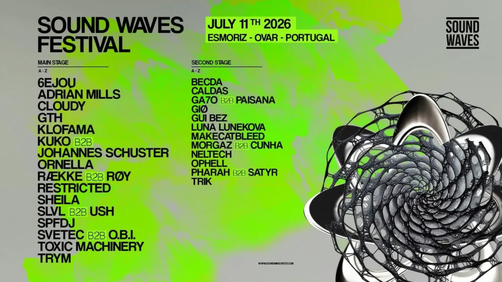 Sound Waves Festival 2026 em Esmoriz