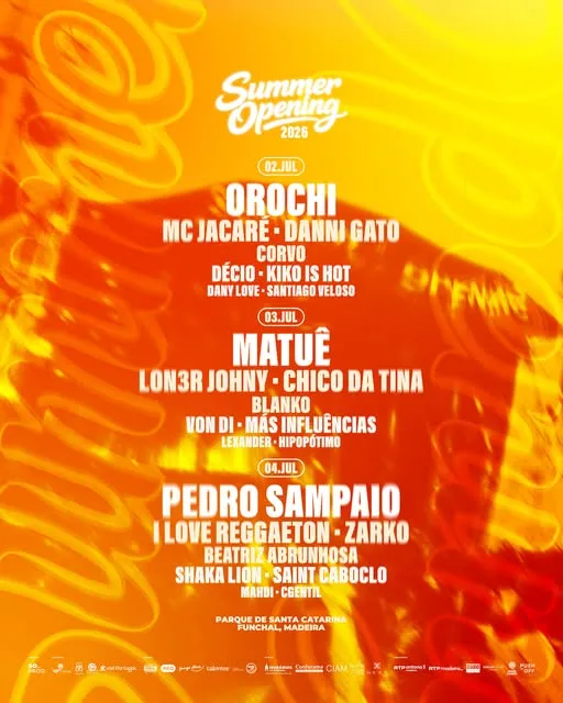 Festival Summer Opening 2026 em Funchal