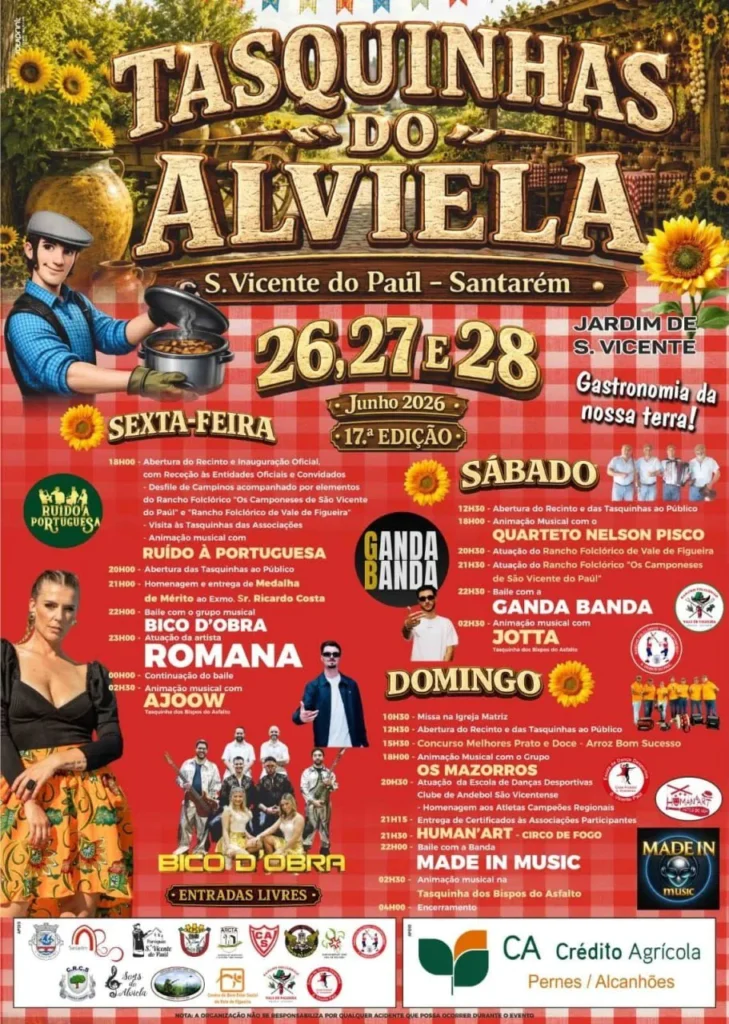 Tasquinhas do Alviela 2026 em São Vicente do Paúl