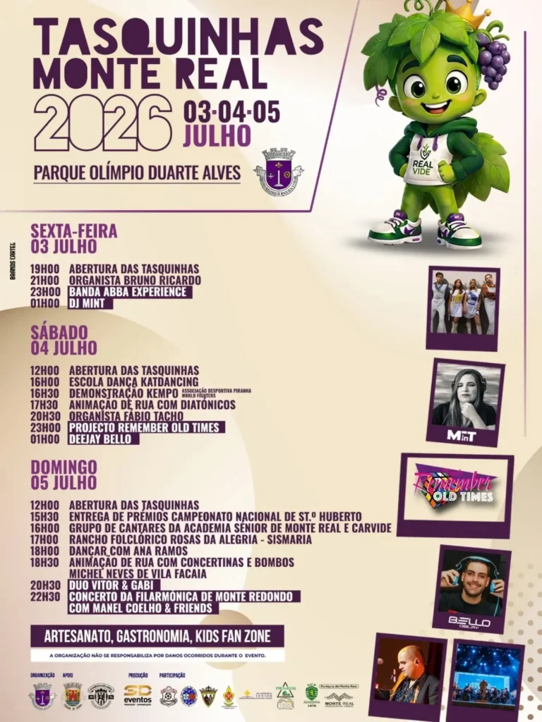 Festas de Monte Real (Tasquinhas) 2026