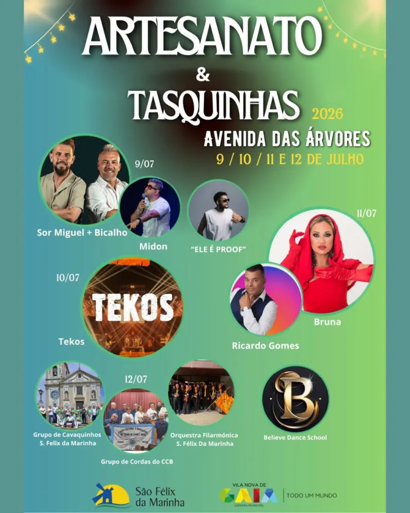 Festas de São Félix da Marinha (Tasquinhas) 2026