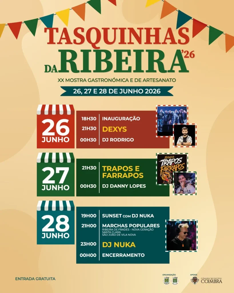 Tasquinhas da Ribeira - São Martinho do Bispo 2026