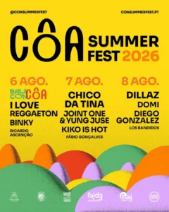 Festival Côa Summer Fest 2026 em Vila Nova de Foz Côa