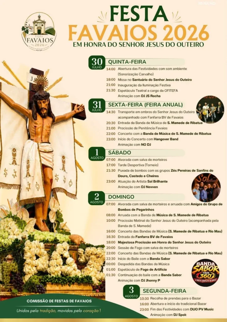 Festas de Favaios (Senhor Jesus) 2026