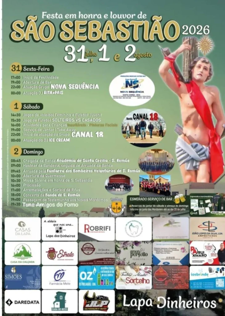 Festa da Lapa dos Dinheiros (São Sebastão) 2026