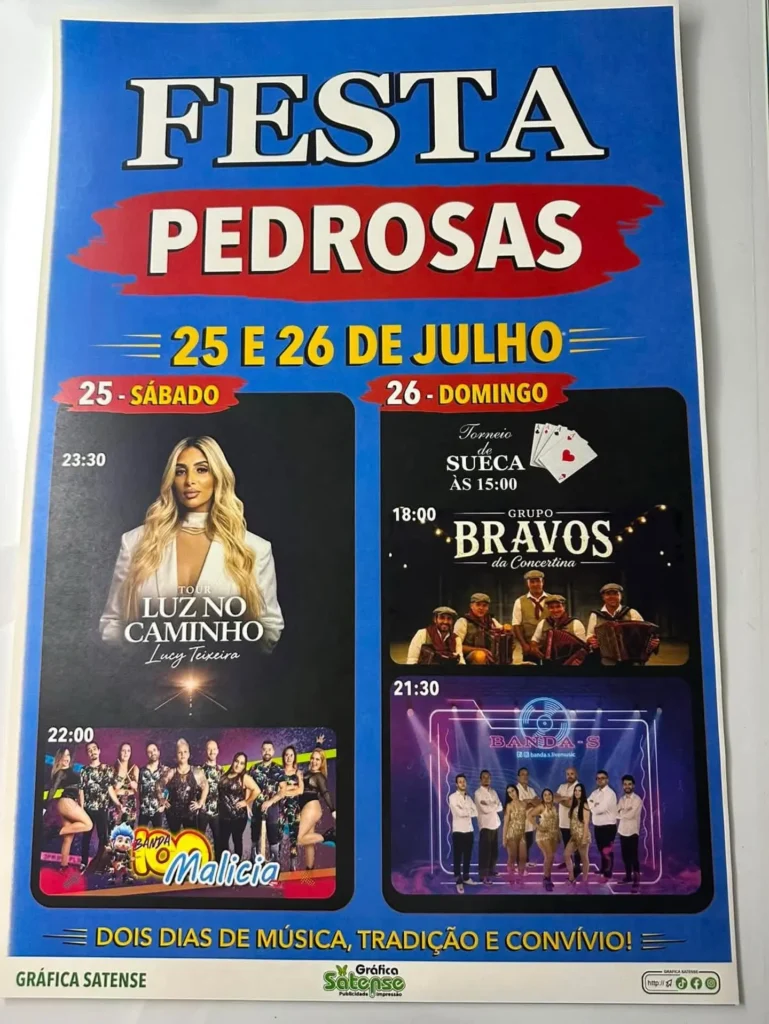 Festa das Pedrosas 2026