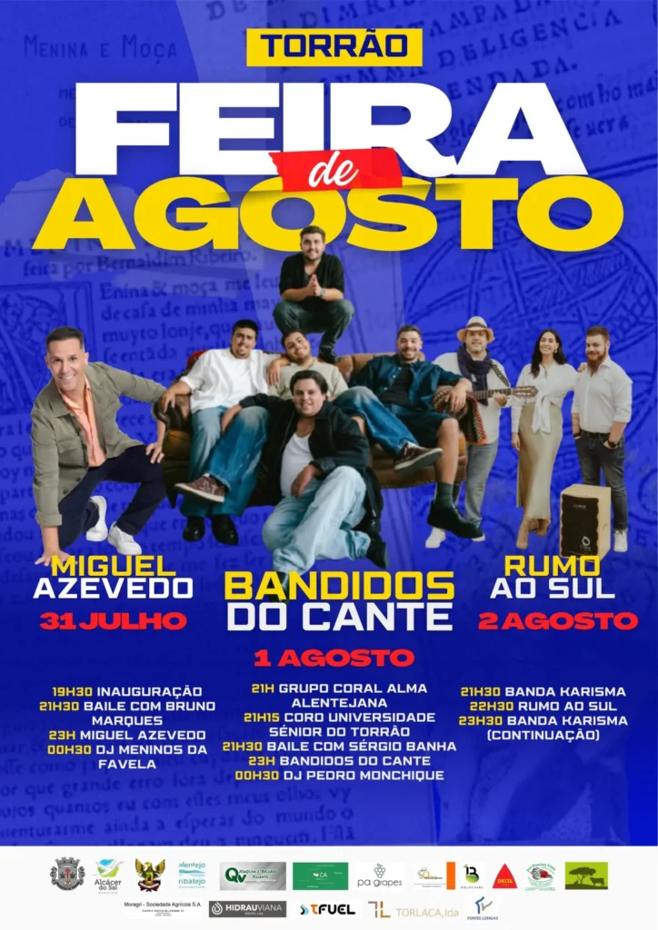 Festas de Torrão (Feira de Agosto) 2026