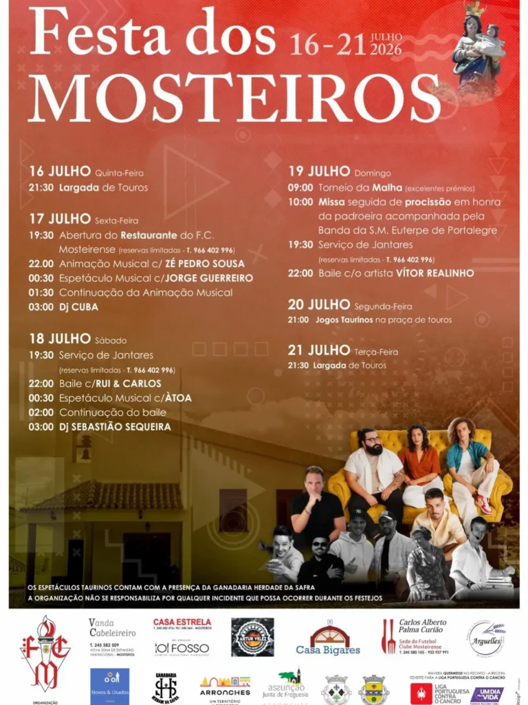 Festas dos Mosteiros, Arronches 2026