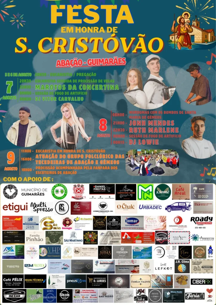 Festas de Abação, Guimarães 2026