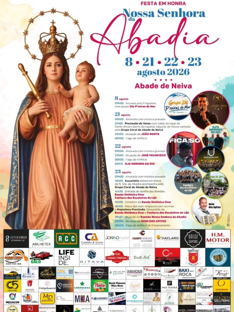 Festas de Abade de Neiva (Senhora da Abadia) 2026
