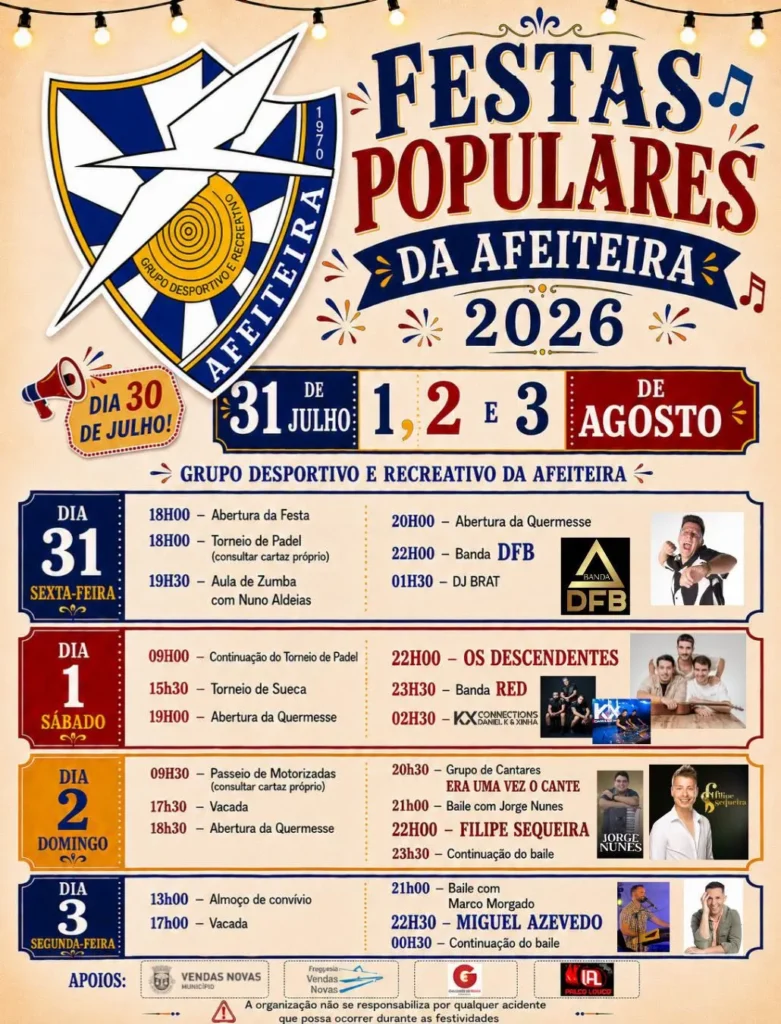 Festas da Afeiteira 2026