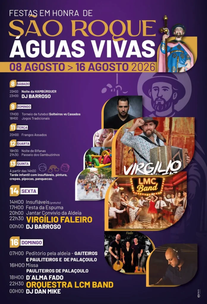Festas de Águas Vivas (São Roque) 2026