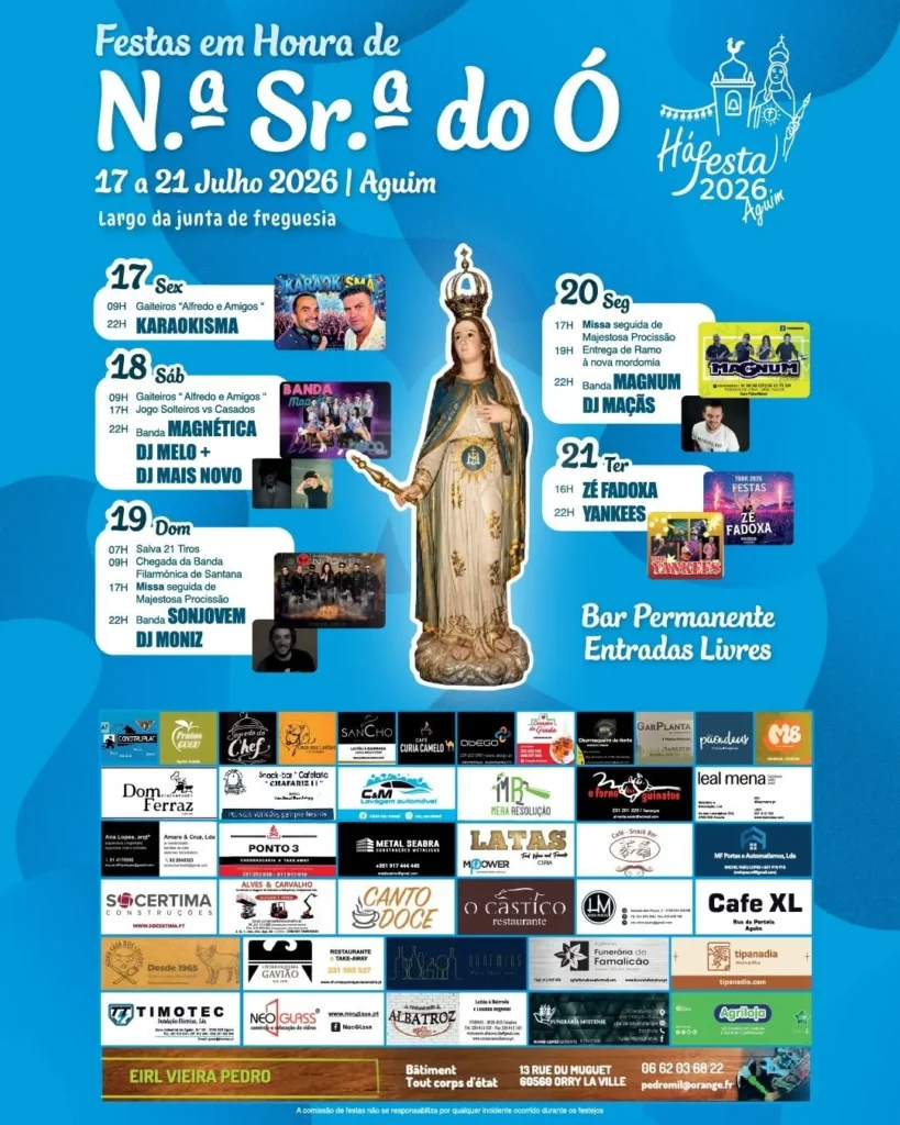 Festas de Aguim (Senhora do Ó) 2026