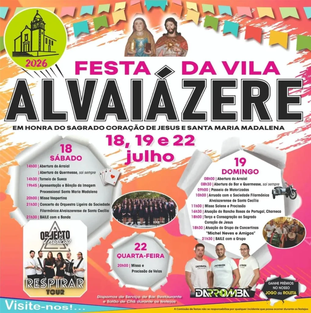 Festas de Alvaiázere (Sagrado Coração de Jesus) 2026
