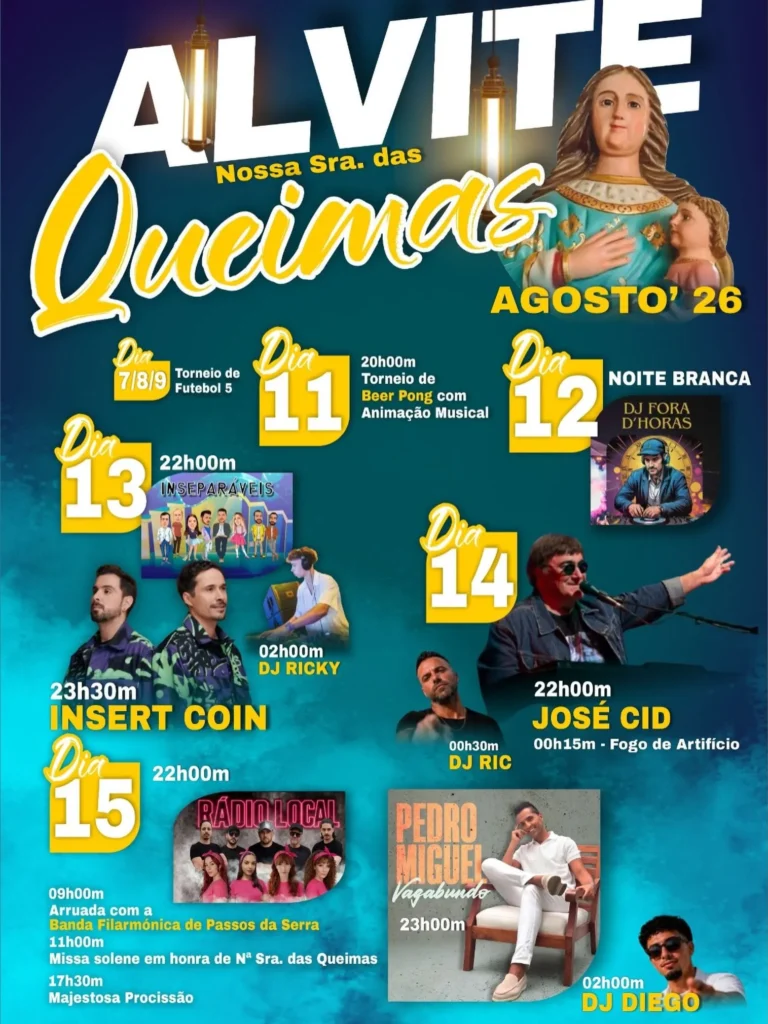 Festas de Alvite (Senhora das Queimas) 2026