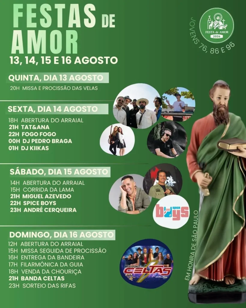 Festas de Amor 2026
