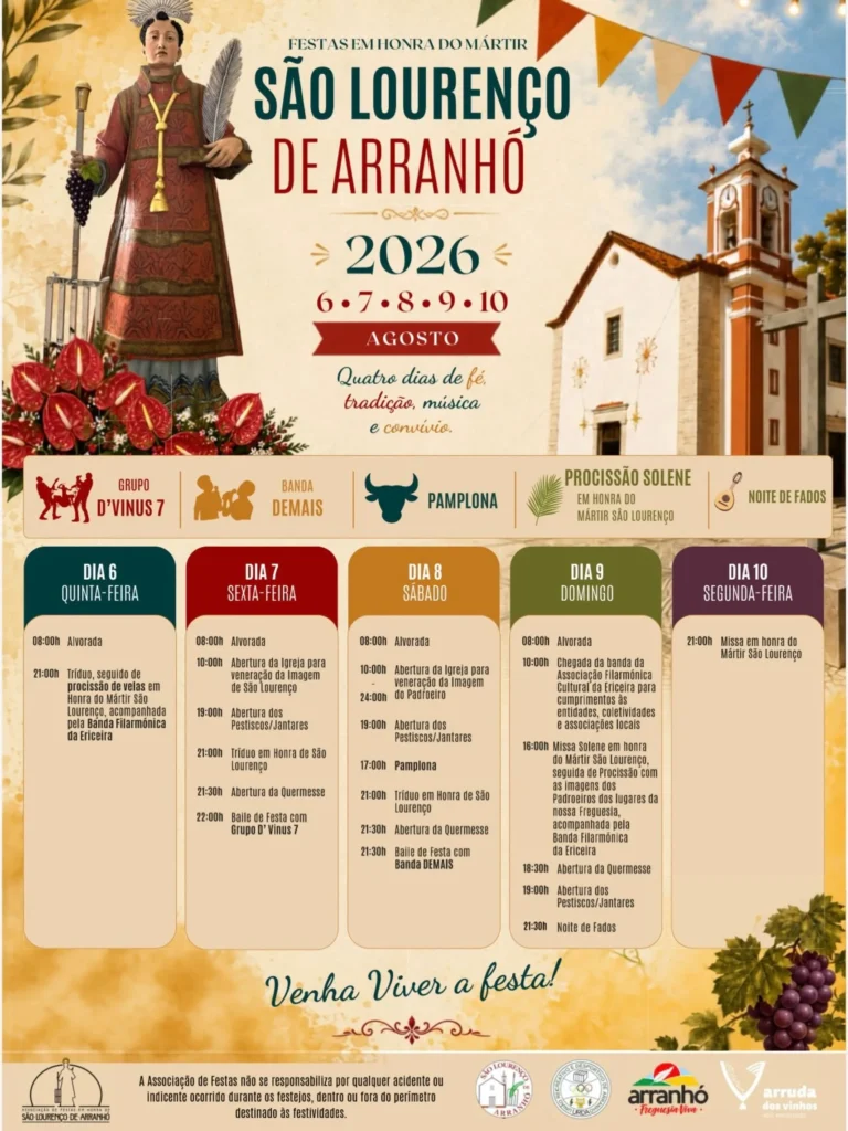 Festas de Arranhó (São Lourenço) 2026